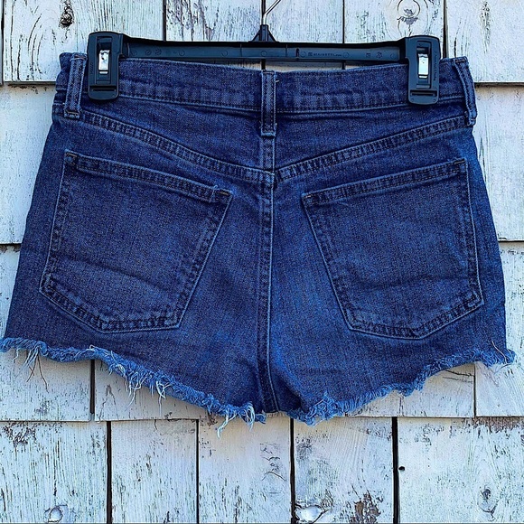 Gap High Rise Buttons Fly Denim Shorts - Picture 3 of 5